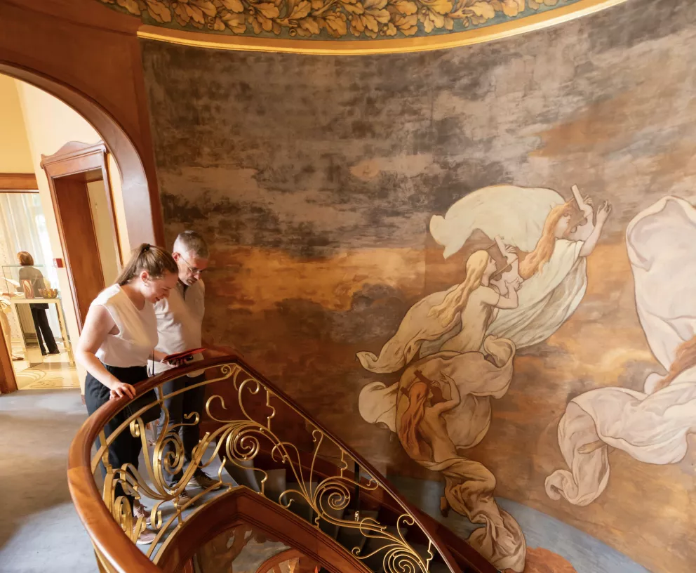 staircase of the Maison Hannon