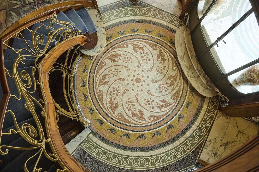 Mosaïque dans le grand hall