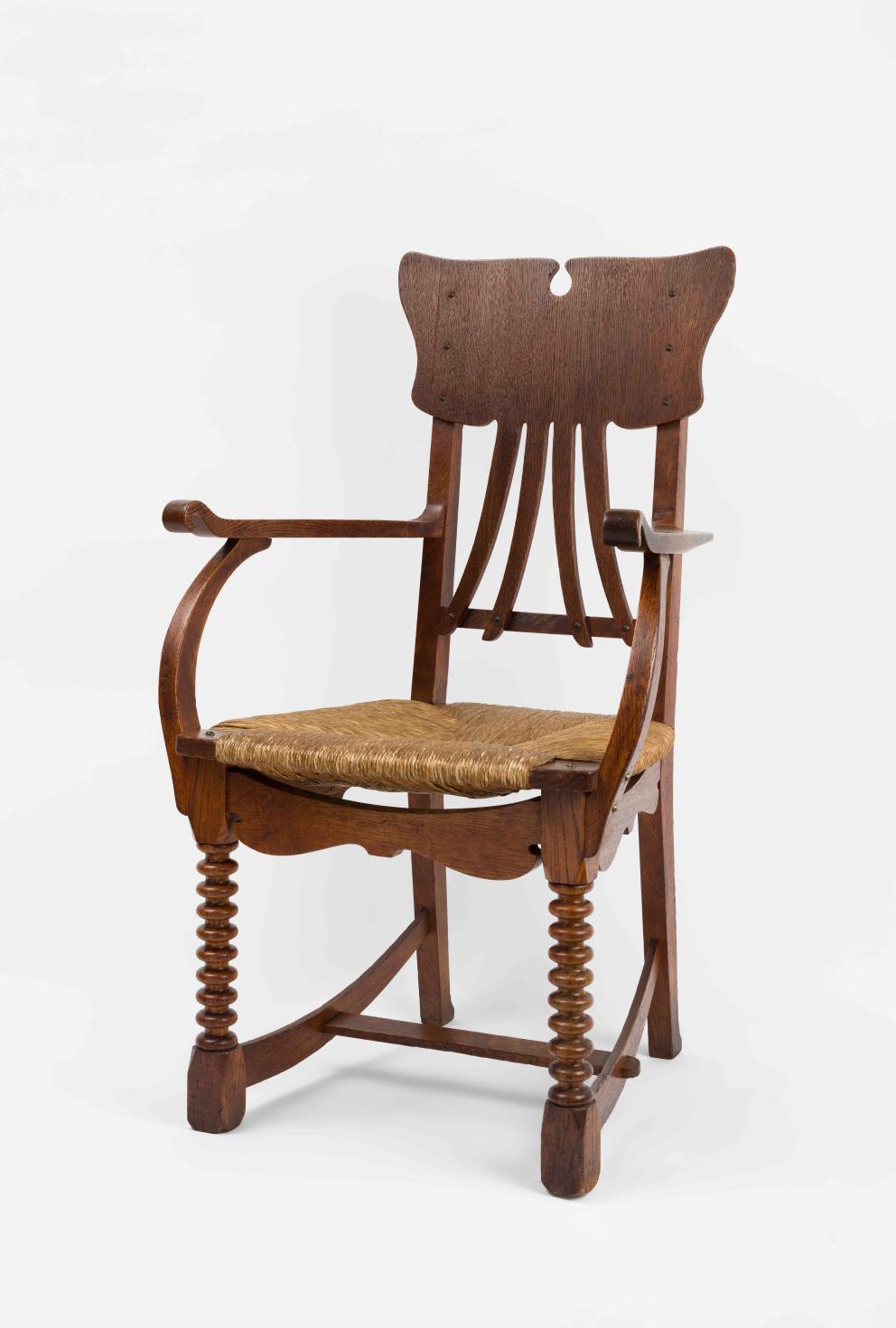 Fauteuil de la Chambre d'Artisan, par Gustave Serrurier-Bovy